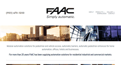 Desktop Screenshot of faaccanada.com