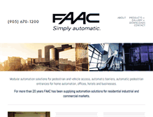 Tablet Screenshot of faaccanada.com